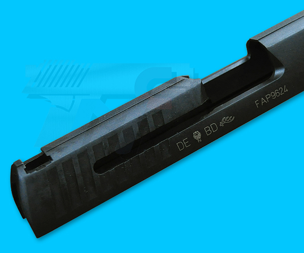 Custom Work PPQ Steel Slide & Outer Barrel Set for Umarex PPQ GBB(Black) - Click Image to Close